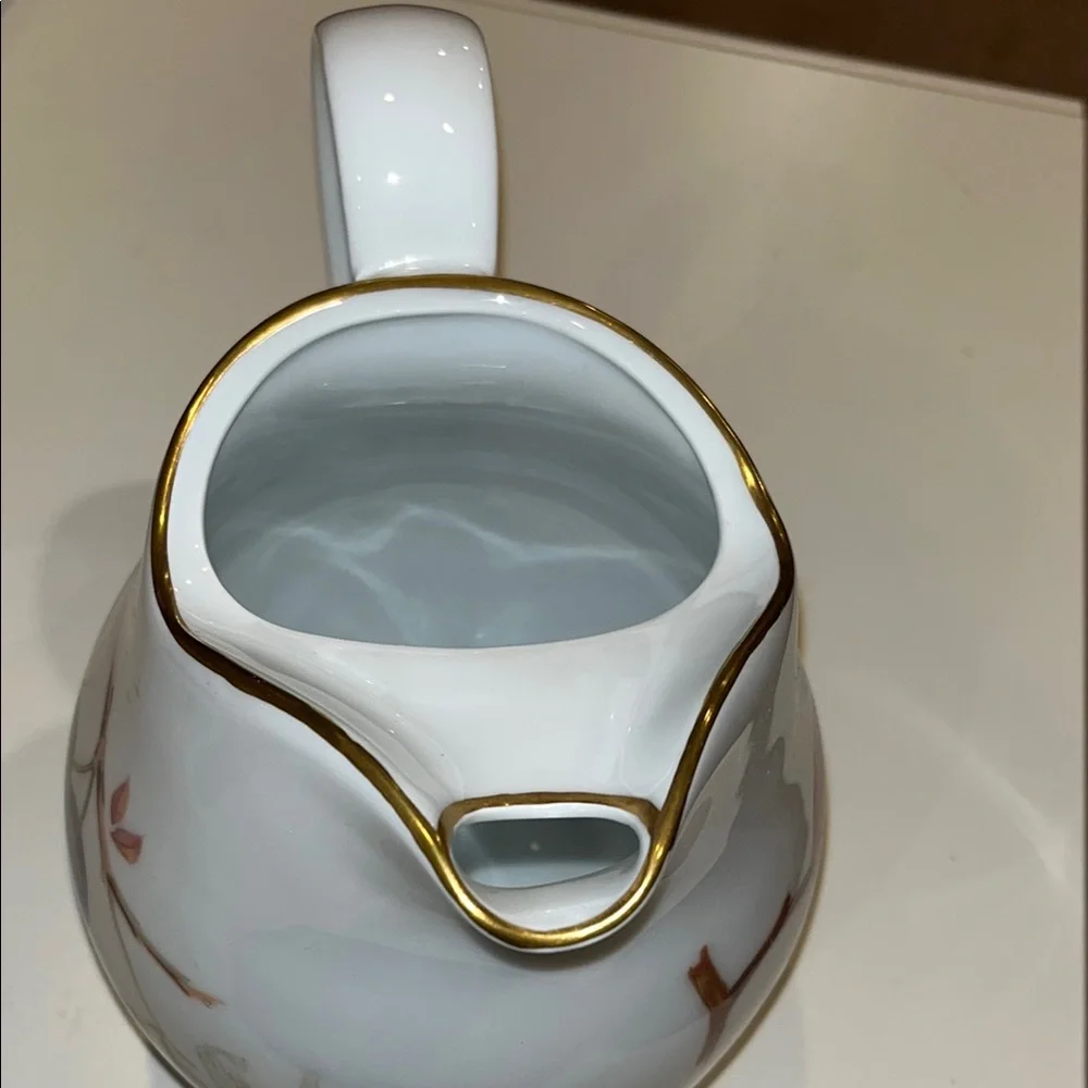 Evesham White Porcelain Pitcher Royal Worcester